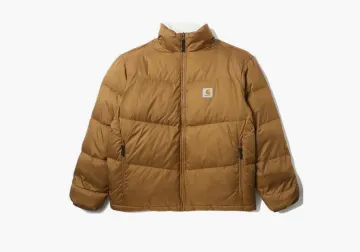 Carhartt WIP Cullen Reversible Puffer Jacket Brown
