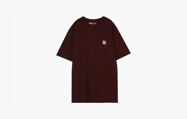 Carhartt K87 Heavyweight Pocket T-Shirt Burgundy