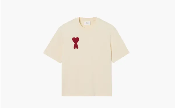 Ami Paris Cream Apricot Shirts Creamy Apricot