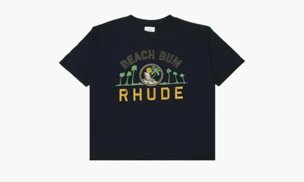 RHUDE Palmera Tee Vintage Black