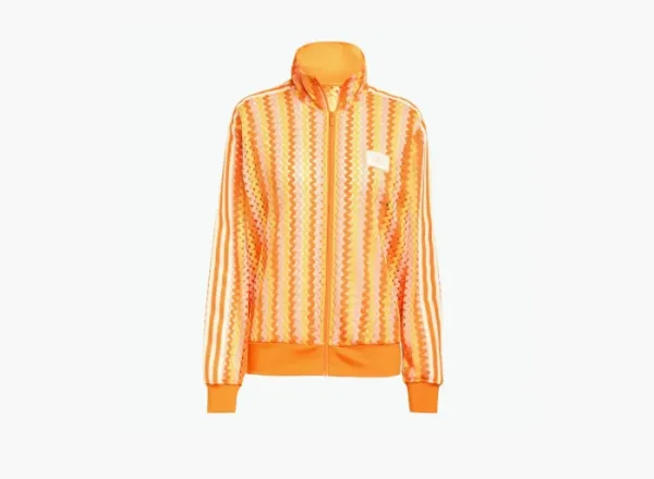 Adidas Originals Summer Glow Firebird Track Top Semi Lucid Fuchsia / Hazy Orange / Semi Solar Orange