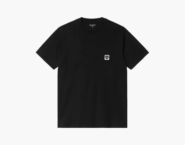 Carhartt WIP Pocket Square Patch T-Shirt Black