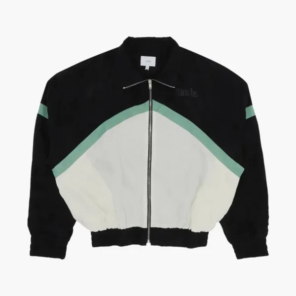 RHUDE Awakening Track Jacket Black / Green / Creme