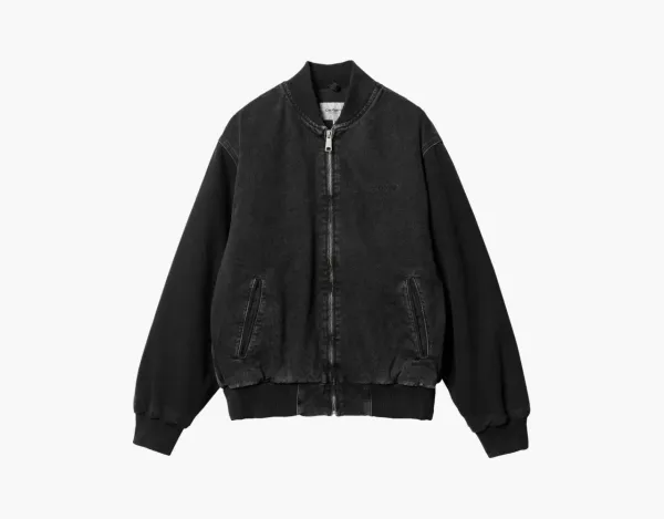 Carhartt WIP Paxon Bomber Jacket Black
