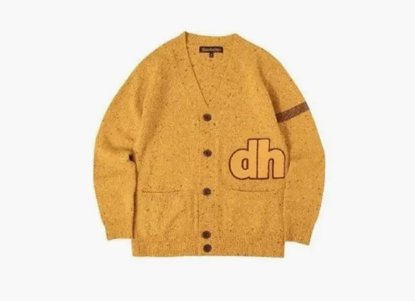 Drew House Varsity Cardigan Yellow