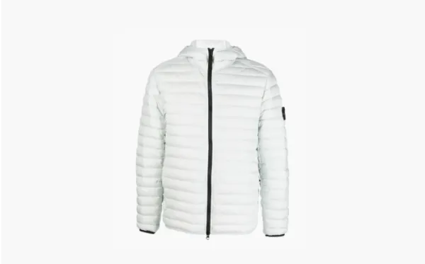 Stone Island Lightweight Hooded Down Jacket White