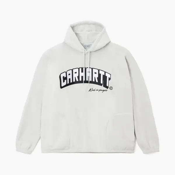Carhartt WIP Tahoe Logo Hooded Sweatshirt Grey