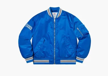 Supreme Second To None MA-1 Jacket Blue