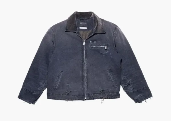 Enfants Riches Déprimés Blanket Lined Work Jacket Black