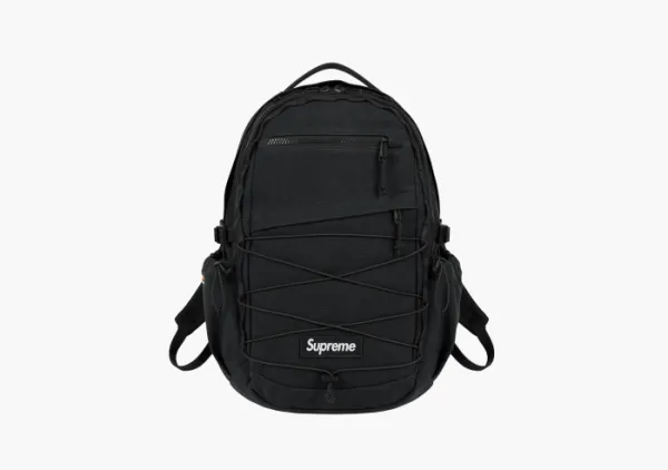 Supreme Logo Backpack (SS25) Black