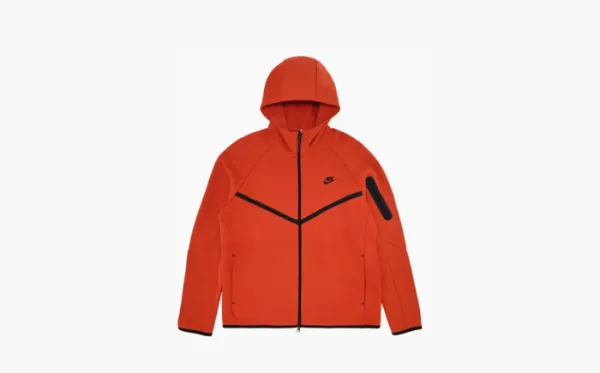 Nike Tech Full Zip Windrunner Hoodie Vintage Coral/Black