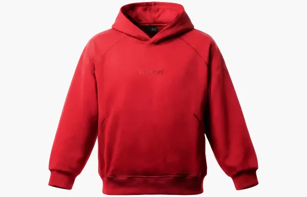 WYSION HOODIE CARMINE RED