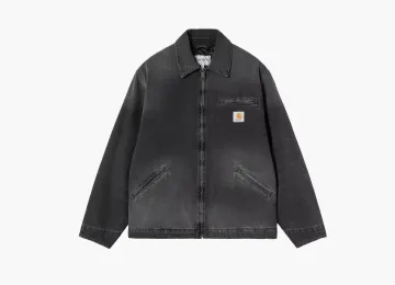 Carhartt WIP OG Detroit Jacket Black Grind Wash