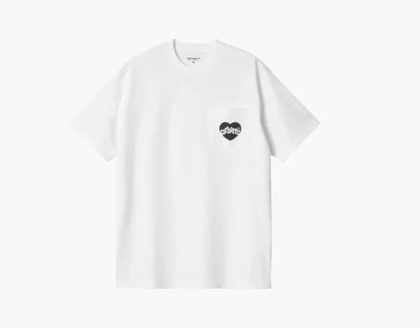 Carhartt WIP Amour Pocket T-Shirt White