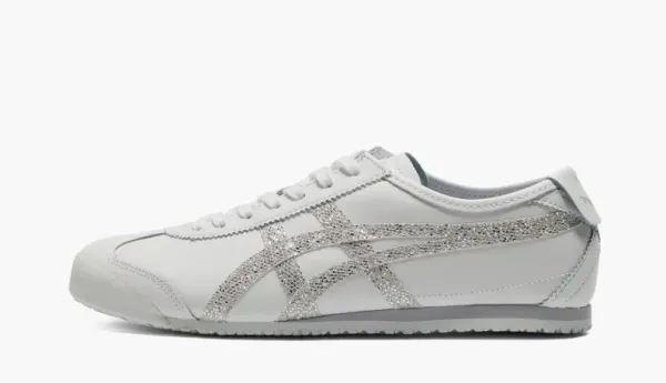 Asics Onitsuka Tiger Mexico 66 Candy Glitter Series White Pure Silver