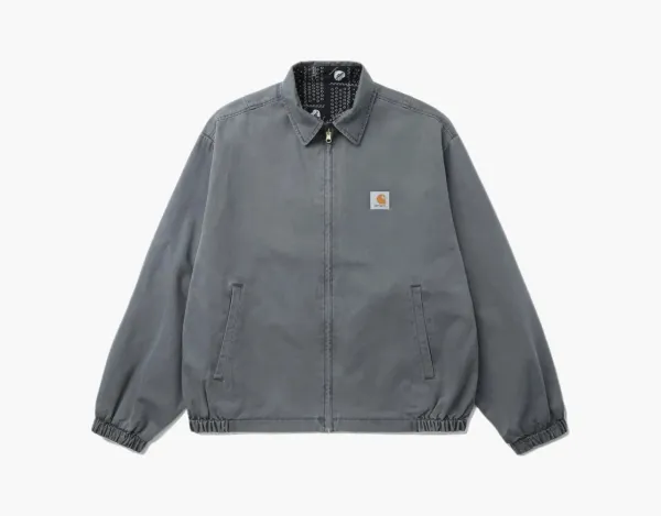 Carhartt WIP Detroit Jacket Washed Charcoal Grey