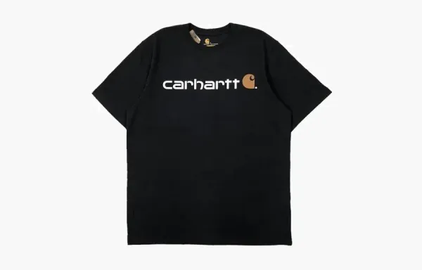 Carhartt Logo Script T-Shirt Black