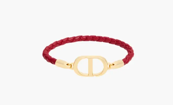 Dior leather bracelet WMNS Red