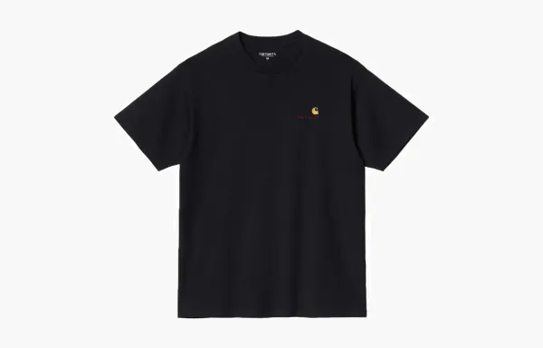 Carhartt WIP Chase T-Shirt Black Gold Logo