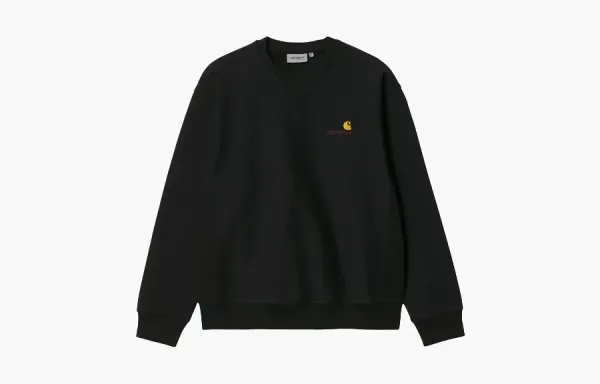 Carhartt WIP American Script Sweatshirt Black