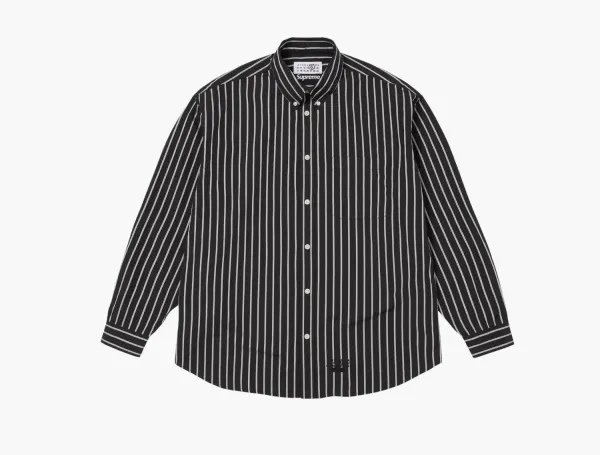 Supreme x MM6 Maison Margiela Stripe Shirt Black