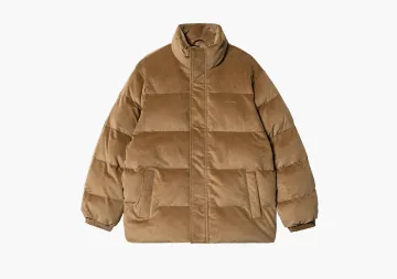 Carhartt WIP Layton Puffer Jacket Brown