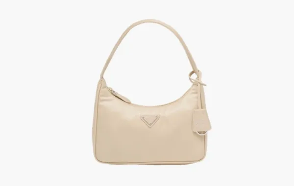 Prada Re-Edition 2000 Re-Nylon Mini Bag Desert Beige