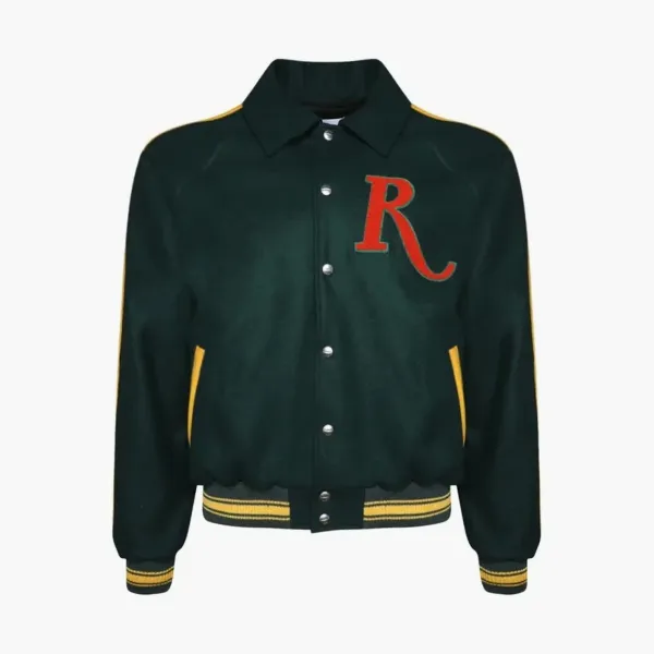 RHUDE Varsity Jacket Green