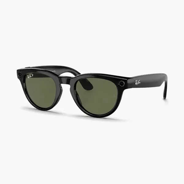 Ray-Ban Meta Headliner Shiny Black / Polar G15 Green