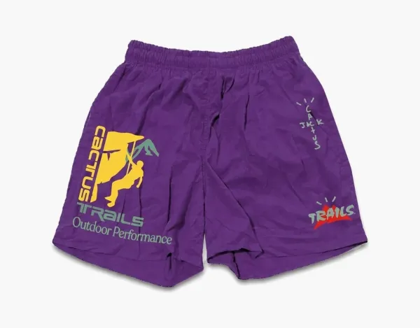 Travis Scott Cactus Jack Shorts Purple