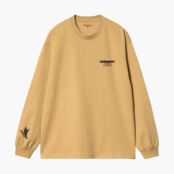 Carhartt WIP Ducks Long Sleeve T-Shirt Sand