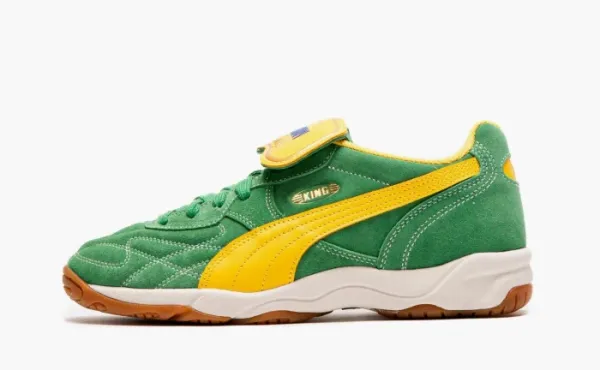 Puma King Indoor Royalty Archive Green Yellow Sizzle