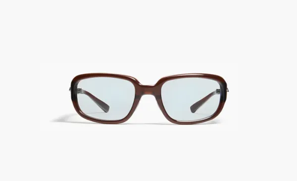 Gentle Monster Noizer Plastic Frame Square Sunglasses Unisex Brown