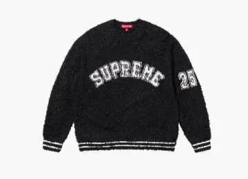 Supreme Textured Arc Sweater Black