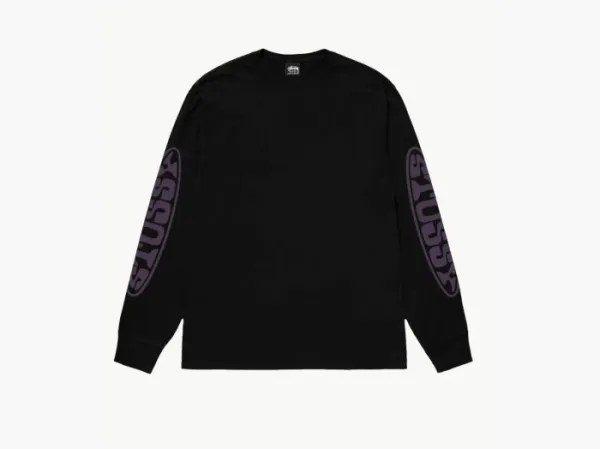 Stussy Pill L/S Tee  Black