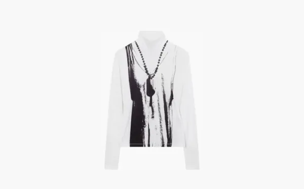 MM6 Maison Margiela Printed Mockneck Black
