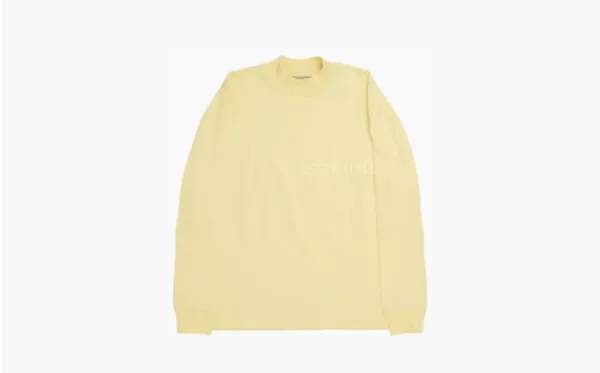 Fear Of God Essentials Long Sleeve LOGO Tee Canary