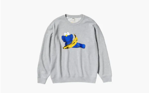Uniqlo Kaws Warhol FW24 Sweatshirt Grey