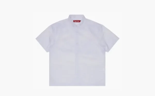 Supreme Last Supper Lace Short-Sleeve Shirt White