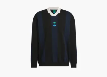 Adidas Originals Rolling Links Long Sleeve Polo Shirt Black