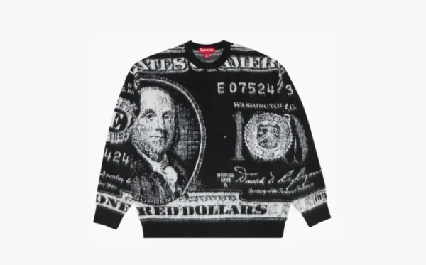 Supreme Money Sweater Black
