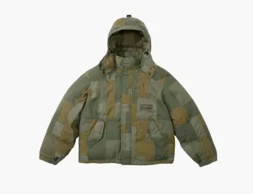 Supreme x Junya Watanabe x Comme des Garçons MAN Patchwork Puffy Jacket Olive
