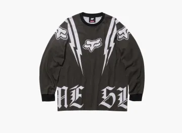 Supreme x Fox Racing L/S Top Black