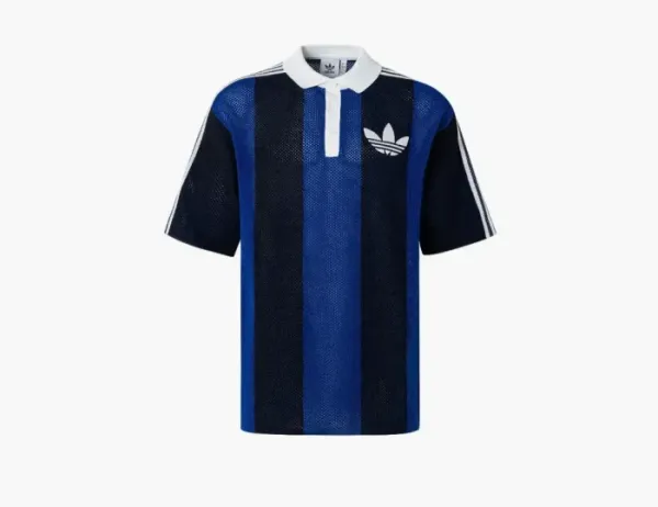 Adidas Originals Blockcore Short Sleeve Polo Pique Collar Shirt Black