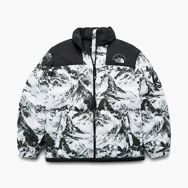 The North Face White Label Lhotse Down Jacket Snow Mountain White