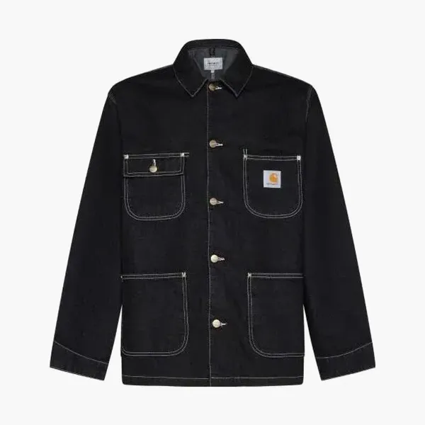 Carhartt WIP Michigan Chore Coat Dark Navy Contrast Stitch