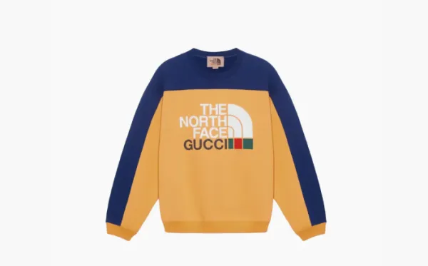 Gucci x The North Face Sweatshirt Yellow/Blue