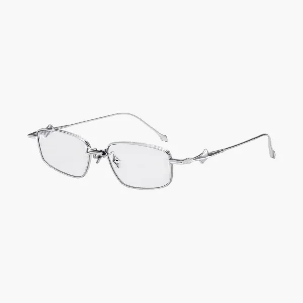 Gentle Monster Saga 02 Sunglasses Silver / Transparent