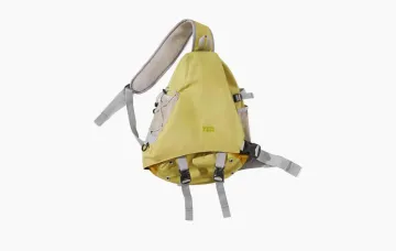 Nothomme Vintage Waterproof Commuter Cycling Sports Nylon Chest Bag Yellow