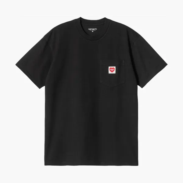 Carhartt WIP Pocket Heart Patch T-Shirt Black
